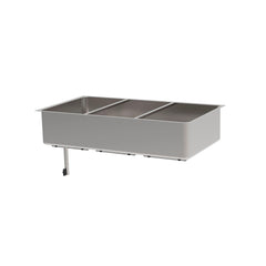 Rieber Warmhaltewanne z.Einschweiß. BM-311-3/1W – Perspektivansicht