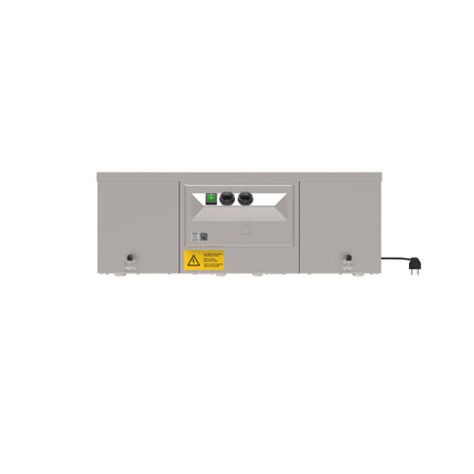 Rieber Tisch-Bain-Marie 2x1/1 m. Ablasshahn – Frontansicht