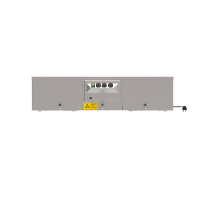 Rieber Tisch-Bain-Marie 3x1/1 m. Ablasshahn – Frontansicht