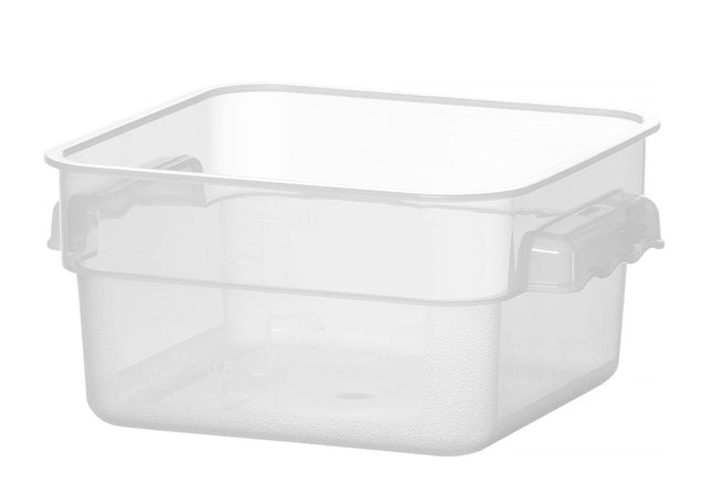 HENDI Lebensmittelbehälter mit Skala – 1 – 9 l – 190 × 190 × H 95 mm – Produktansicht