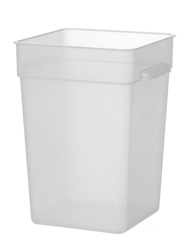 HENDI Lebensmittelbehälter mit Skala – 20 – 8 l – 290 × 290 × H 400 mm – Produktansicht