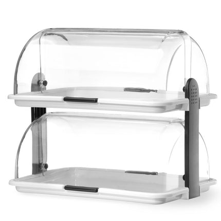 HENDI Rolltop-Display – Weiß – 475 × 325 × 415 mm – Rechteckig – weitere Produktansicht