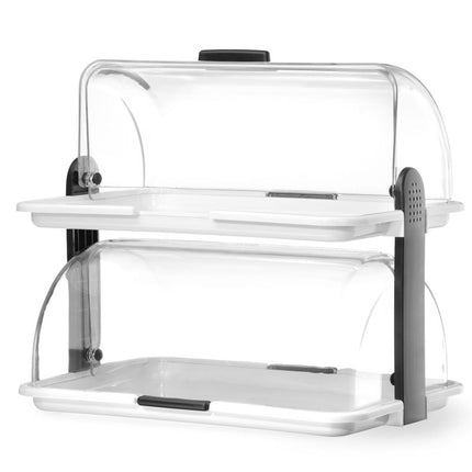 HENDI Rolltop-Display – Weiß – 475 × 325 × 415 mm – Rechteckig – weitere Produktansicht