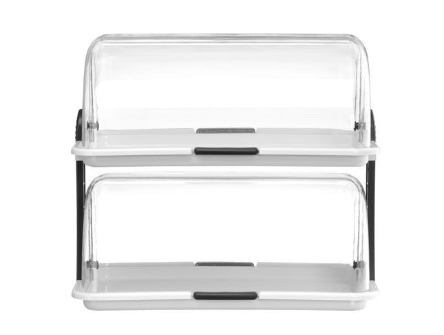 HENDI Rolltop-Display – Weiß – 475 × 325 × 415 mm – Rechteckig – Produktansicht