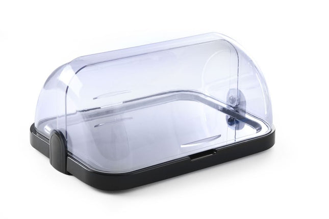 HENDI Roll-Top-Kühldisplay –  einfach – Rechteckig – Dunkelgrau – 440 × 320 × H 205 mm – Produktansicht