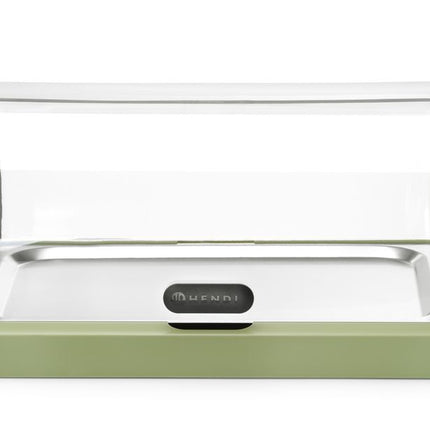 HENDI Rolltop Kühldisplay Duo UNIQ – designed by Robert Bronwasser – Einzel – Grün – 460 × 355 × 220 mm – Rechteckig – weitere Produktansicht