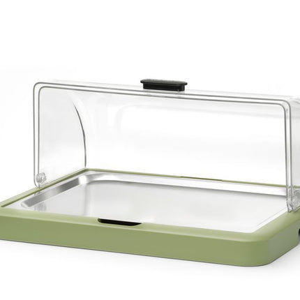 HENDI Rolltop Kühldisplay Duo UNIQ – designed by Robert Bronwasser – Einzel – Grün – 460 × 355 × 220 mm – Rechteckig – weitere Produktansicht
