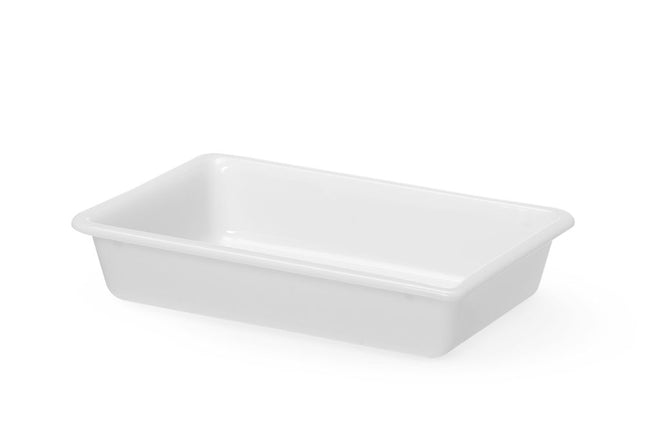HENDI Vorbereitungsschale – 3 l – Weiß – 340 × 235 × H 70 mm – Produktansicht