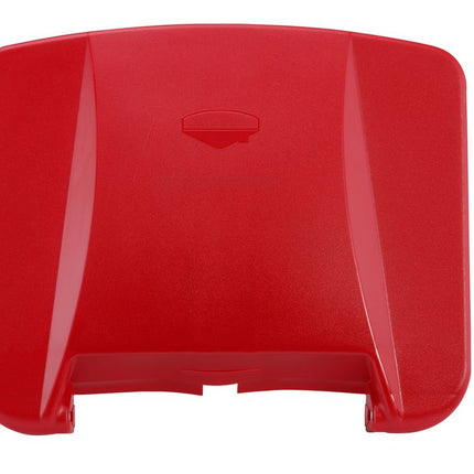 HENDI Deckel für Abfallbehälter – Rot – 505 × 415 mm – Produktansicht