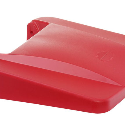 HENDI Deckel für Abfallbehälter – Rot – 505 × 415 mm – Weitere Produktansicht