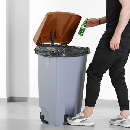 HENDI Deckel für Abfallbehälter – Braun – 505 × 415 mm – Weitere Produktansicht