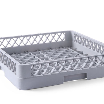 HENDI Geschirrspülkorb – universal – grobmaschig – 500 × 500 × 100 mm – Produktansicht