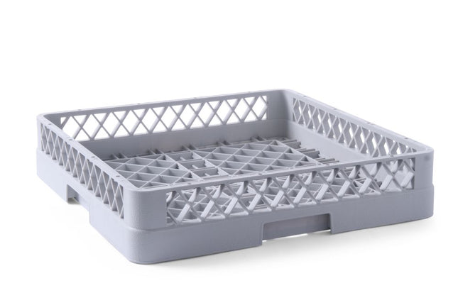 HENDI Geschirrspülkorb – universal – grobmaschig – 500 × 500 × 100 mm – Produktansicht