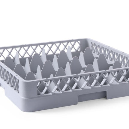HENDI Gläserkorb für Geschirrspüler – 16 Fächer – 500 × 500 × 104 mm – weitere Produktansicht