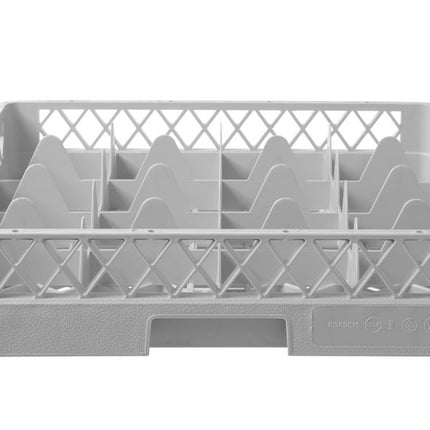 HENDI Gläserkorb für Geschirrspüler – 16 Fächer – 500 × 500 × 104 mm – Produktansicht