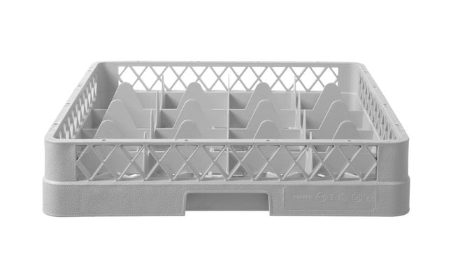 HENDI Gläserkorb für Geschirrspüler – 16 Fächer – 500 × 500 × 104 mm – Produktansicht