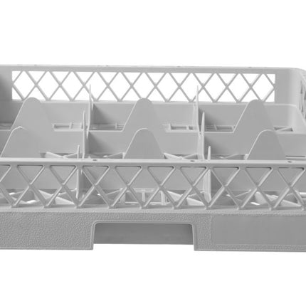 HENDI Gläserkorb für Geschirrspüler – 9 Fächer – 500 × 500 × 104 mm – Produktansicht