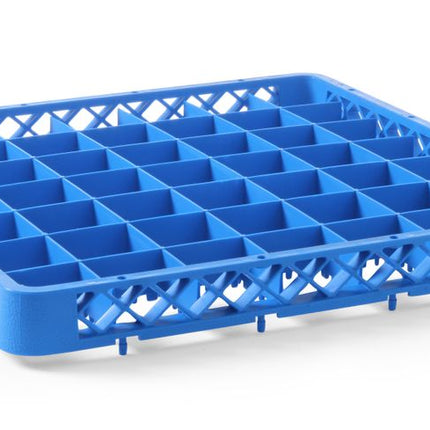 HENDI Aufsatz für Geschirrspülkorb – 49 Fächer 62 × 62 mm – 500 × 500 × 45 mm – weitere Produktansicht