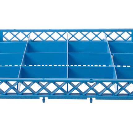 HENDI Aufsatz für Geschirrspülkorb – 16 Fächer 112 × 112 mm – 500 × 500 × 45 mm – Produktansicht