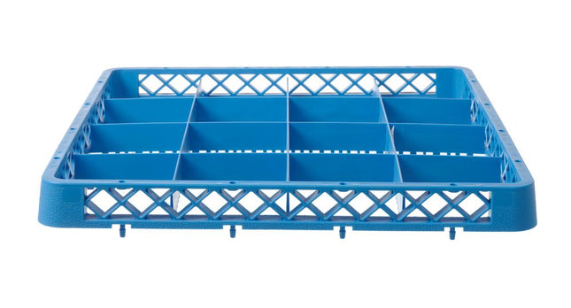 HENDI Aufsatz für Geschirrspülkorb – 16 Fächer 112 × 112 mm – 500 × 500 × 45 mm – Produktansicht