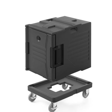 AmerBox Thermo Catering-Container 2x GN 1 / 1 200 – Dunkelgrau – 477 × 680 × 620 mm – weitere Produktansicht