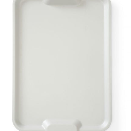 HENDI Serviertablett Euronorm mit Griff – Hellgrau – 530 × 370 × 28 mm – Produktansicht