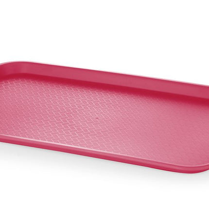 AmerBox Fast-Food-Tablett GN 1 / 1 Polypropylen – Rechteckig – Rot – 530 × 325 × H 20 mm – Weitere Produktansicht