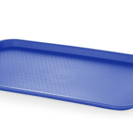 AmerBox Fast-Food-Tablett GN 1 / 1 Polypropylen – Rechteckig – Blau – 530 × 325 × H 20 mm – Weitere Produktansicht