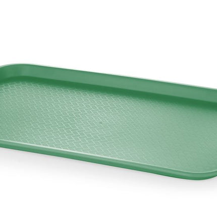 AmerBox Fast-Food-Tablett GN 1 / 1 Polypropylen – Rechteckig – Grün – 530 × 325 × H 20 mm – Weitere Produktansicht