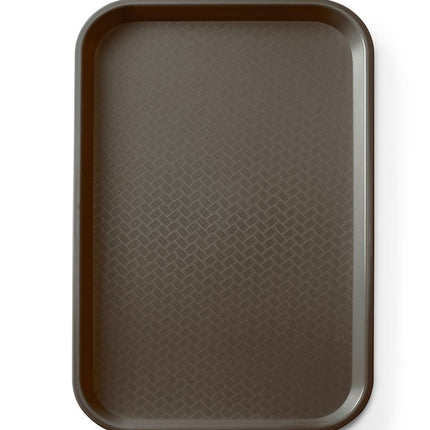 AmerBox Fast-Food-Tablett GN 1 / 1 Polypropylen – Rechteckig – Braun – 530 × 325 × H 20 mm – Produktansicht