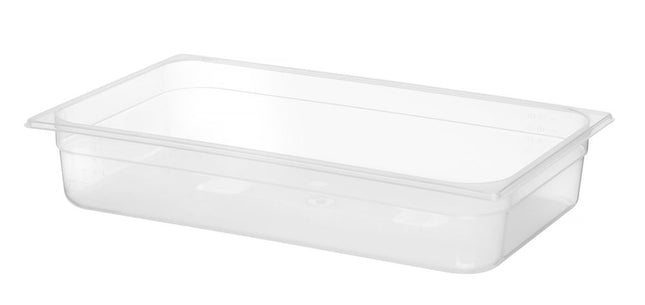 HENDI Gastronorm-Behälter 1 / 1 – Profi Line – GN 1 / 1 – 12 l – Transparent – 530 × 325 × 100 mm – Produktansicht