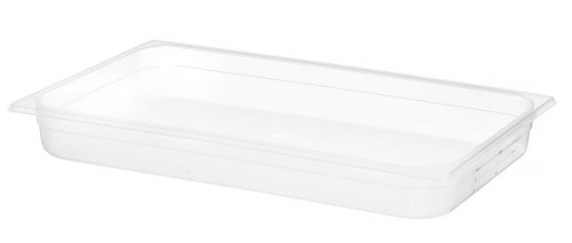 HENDI Gastronorm-Behälter 1 / 1 – GN 1 / 1 – 9 l – Transparent – 530 × 325 × 65 mm – Produktansicht