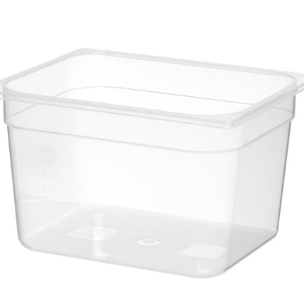 HENDI Gastronorm-Behälter 1 / 2 – Profi Line – GN 1 / 2 – 11 l – Transparent – 325 × 265 × 200 mm – Produktansicht