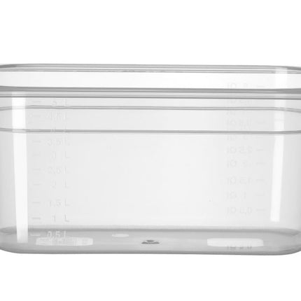 HENDI Gastronorm-Behälter 1 / 3 – Profi Line – GN 1 / 3 – 5 l – Transparent – 325 × 176 × 150 mm – Produktansicht