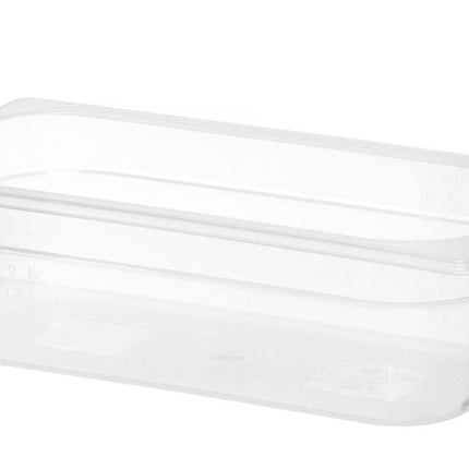 HENDI Gastronorm-Behälter 1 / 3 – Profi Line – GN 1 / 3 – 3.5 l – Transparent – 325 × 176 × 100 mm – weitere Produktansicht