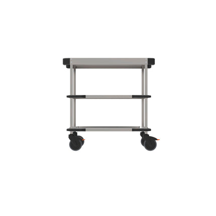 Rieber servo+ Servierwagen - offen 894mm – Frontansicht