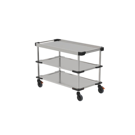 Rieber servo+ Servierwagen - offen 1266mm – Perspektivansicht