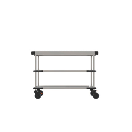 Rieber servo+ Servierwagen - offen 1266mm – Frontansicht