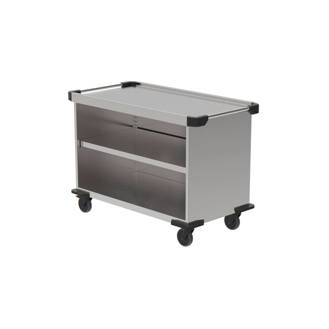 Rieber servo+ Servierwagen - geschlossen 1266mm – Perspektivansicht