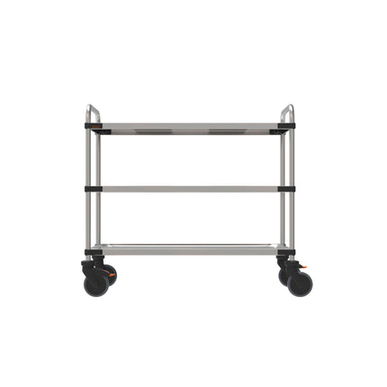 Rieber Servierwagen 1050 - 3 Borde unmontiert – Frontansicht