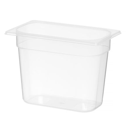 HENDI Gastronorm-Behälter 1 / 4 – Profi Line – GN 1 / 4 – 4.5 l – Transparent – 265 × 162 × 200 mm – weitere Produktansicht