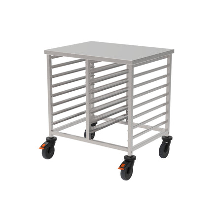 Rieber GN-Regalwagen 2x1/1 niedr. - Abweiserr. – Perspektivansicht