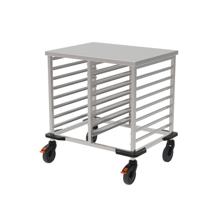 Rieber GN-Regalwagen 2x1/1 niedr. - Stoßecken – Perspektivansicht