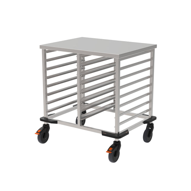 Rieber GN-Regalwagen 2x1/1 niedr. - Stoßecken – Perspektivansicht