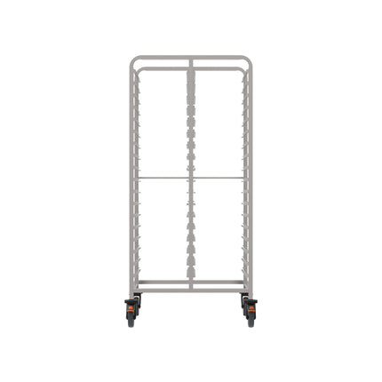 Rieber GN-Regalwagen 2x1/1 - Abweiserrollen – Frontansicht