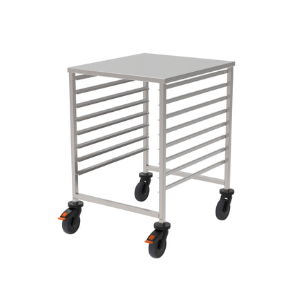 Rieber GN-Regalwagen 2/1 niedr.H=900-Abweiserr. – Perspektivansicht