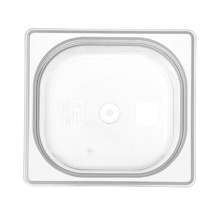HENDI Gastronorm-Behälter 1 / 6 – Profi Line – GN 1 / 6 – 1.5 l – Transparent – 176 × 162 × 100 mm – weitere Produktansicht
