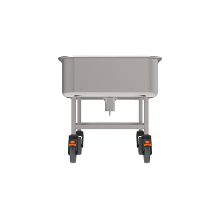 Rieber Kartoffel-/Gemüsewagen Edelstahl - 90L – Frontansicht