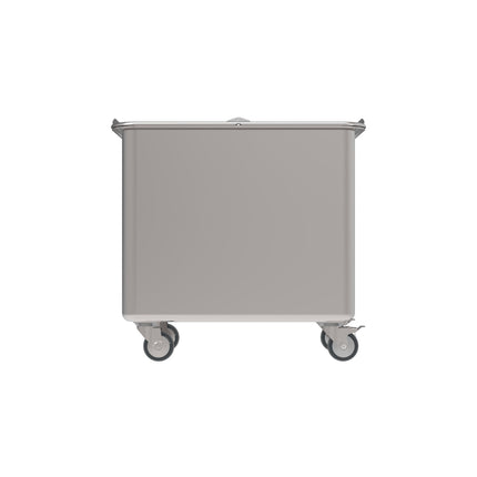 Rieber Materialwagen Edelstahl - 90L – Frontansicht