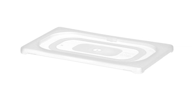 HENDI Gastronorm-Deckel – GN 1 / 4 – Transparent – 265 × 162 mm – Produktansicht